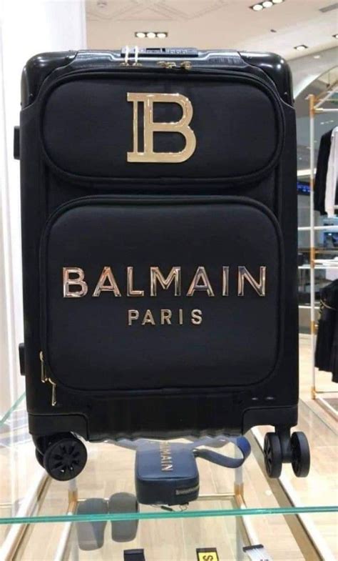 balmain suitcase